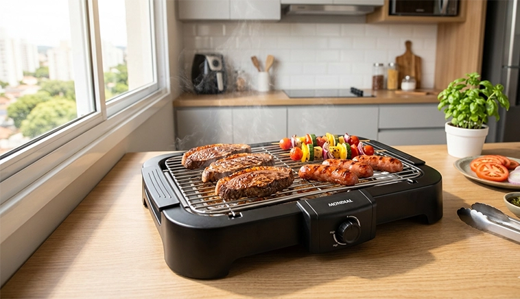 Churrasqueira Elétrica Mondial grand steak & grill