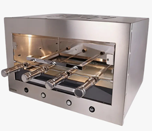 Churrasqueira Elétrica De Bancada 4 Espetos Itanova Inox 304