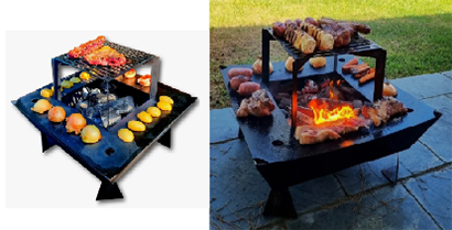 Churrasqueira Grill 3 Em 1 - Grelha, Chapa