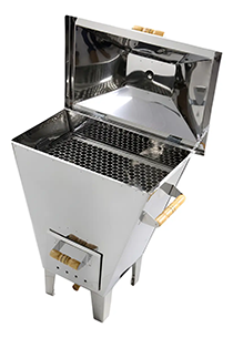 Churrasqueira Inox Jr Grill À Bafo Portátil Carvão 25kg